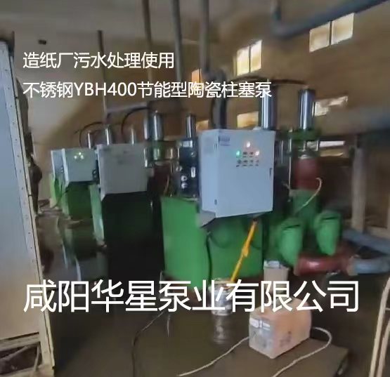 造紙廠使用華星不銹鋼陶瓷柱塞泵